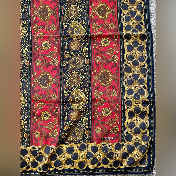 Vintage Chanel Silk Scarf - Picture 2 of 8